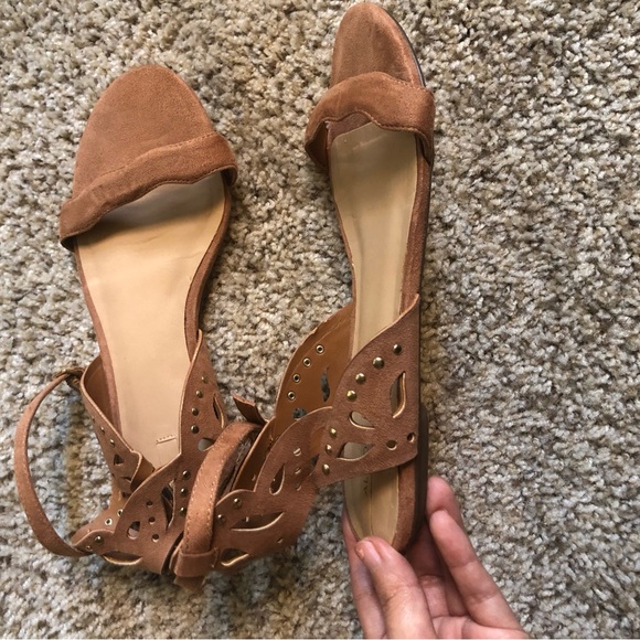 Aldo Brown Suede Sandals - Picture 3 of 4